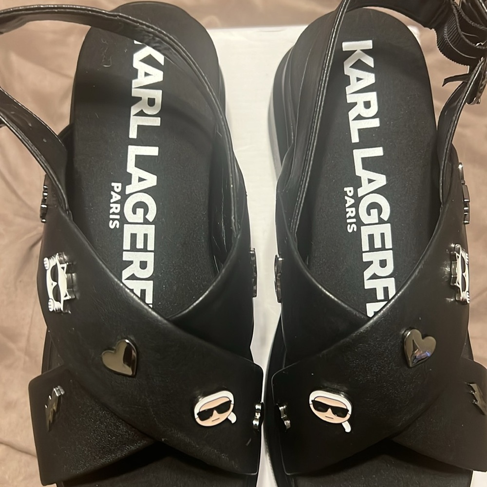 BN Karl Lagerfeld platform Sandals - Picture 3 of 11